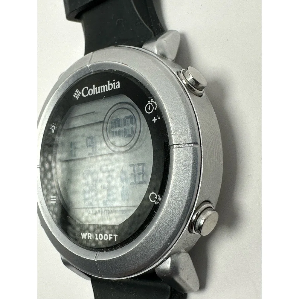 Columbia CT014‎ Mens Digital Watch New Battery 43MM 8.5